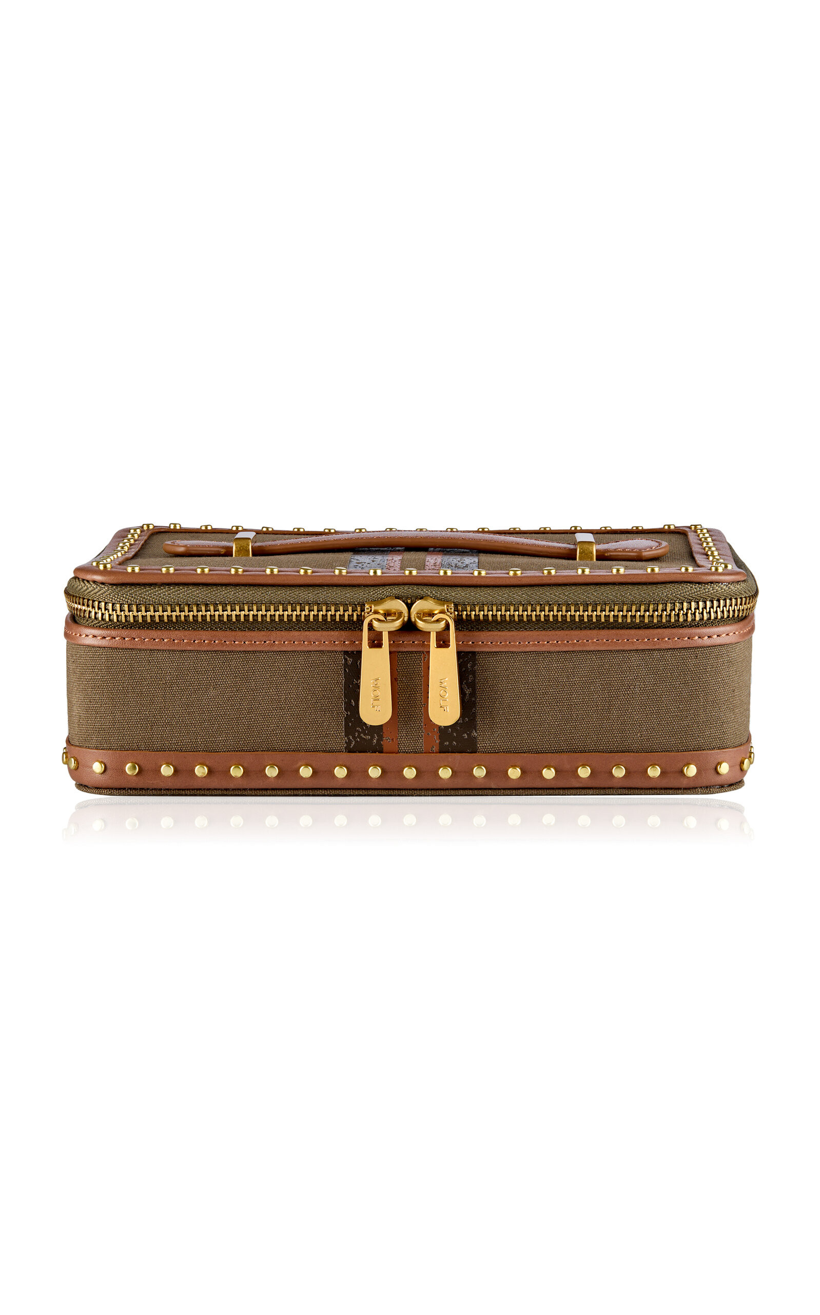 Ida Canvas And Leather Travel Jewelry Case | Moda Operandi (Global)