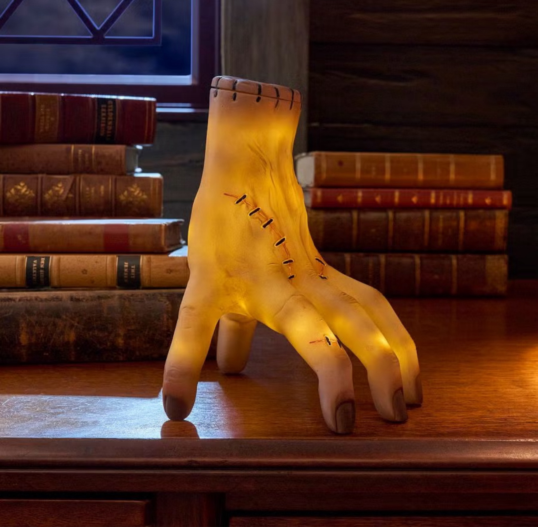 I especially love this Thing lamp. It’ll send a shiver down anyone’s spine especially if it’s sitting in an unexpected place, like on a bathroom counter or guest room nightstand. Pottery Barn has an entire Halloween-themed collection and I obsessed! 🎃

#HalloweenDecor  
#SpookySeason  
#HalloweenVibes  
#SpookyDecor  
#HalloweenInspo  
#FallDecor  
#HauntedHouseDecor  
#DIYHalloweenDecor  
#HalloweenAesthetic  
#HalloweenHome  
#PumpkinDecor  
#GothicDecor  
#HalloweenPartyIdeas  
#CreepyDecor  
#TrickOrTreatDecor  
##halloweendecorations

#LTKHalloween #LTKHome #LTKParties