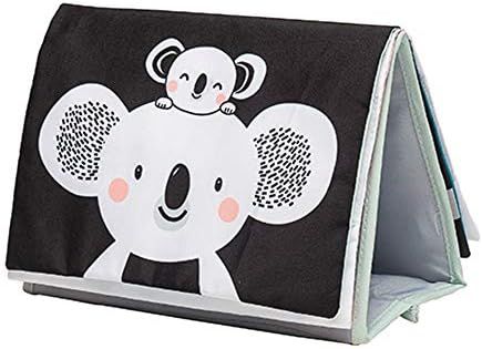 Taf Toys Koala Infant Tummy-time Soft Crinkle Activity Book with Huge Baby Safe Mirror, 3D Activi... | Amazon (US)