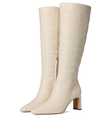 Sam Edelman Women's Sylvia Knee High Boot, Modern Ivory Wide Calf, 12 | Amazon (US)