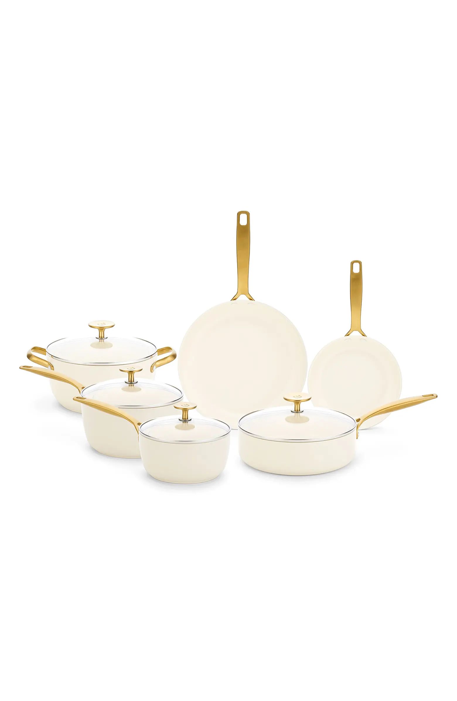 10-Piece Ceramic Nonstick Cookware Set | Nordstrom