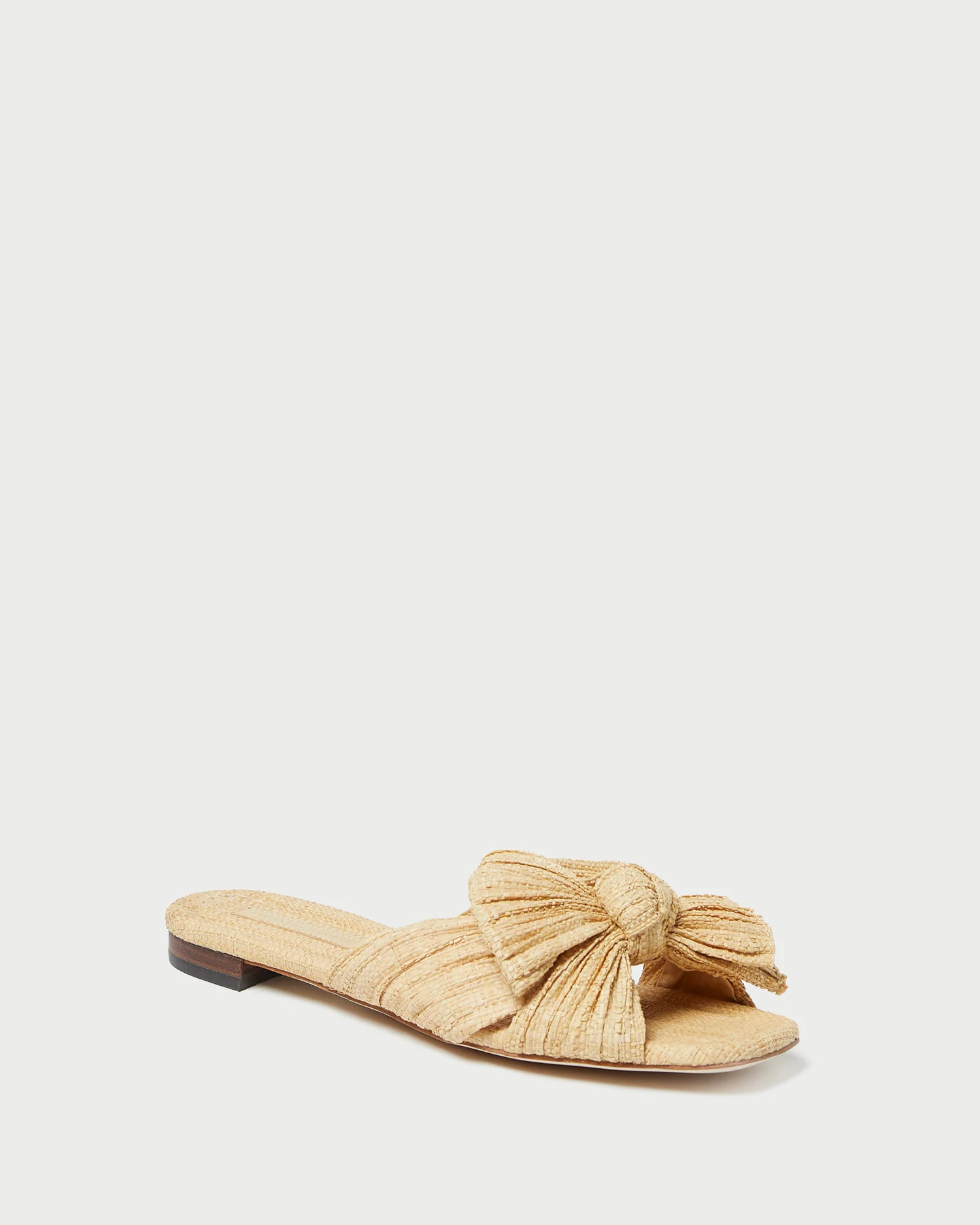 Daphne Natural Bow Slide | Loeffler Randall