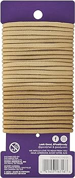 Goody Ouchless Elastic Hair Tie - 32 Count, Blonde - 4MM for Medium Hair - Slideproof Pain-Free H... | Amazon (US)