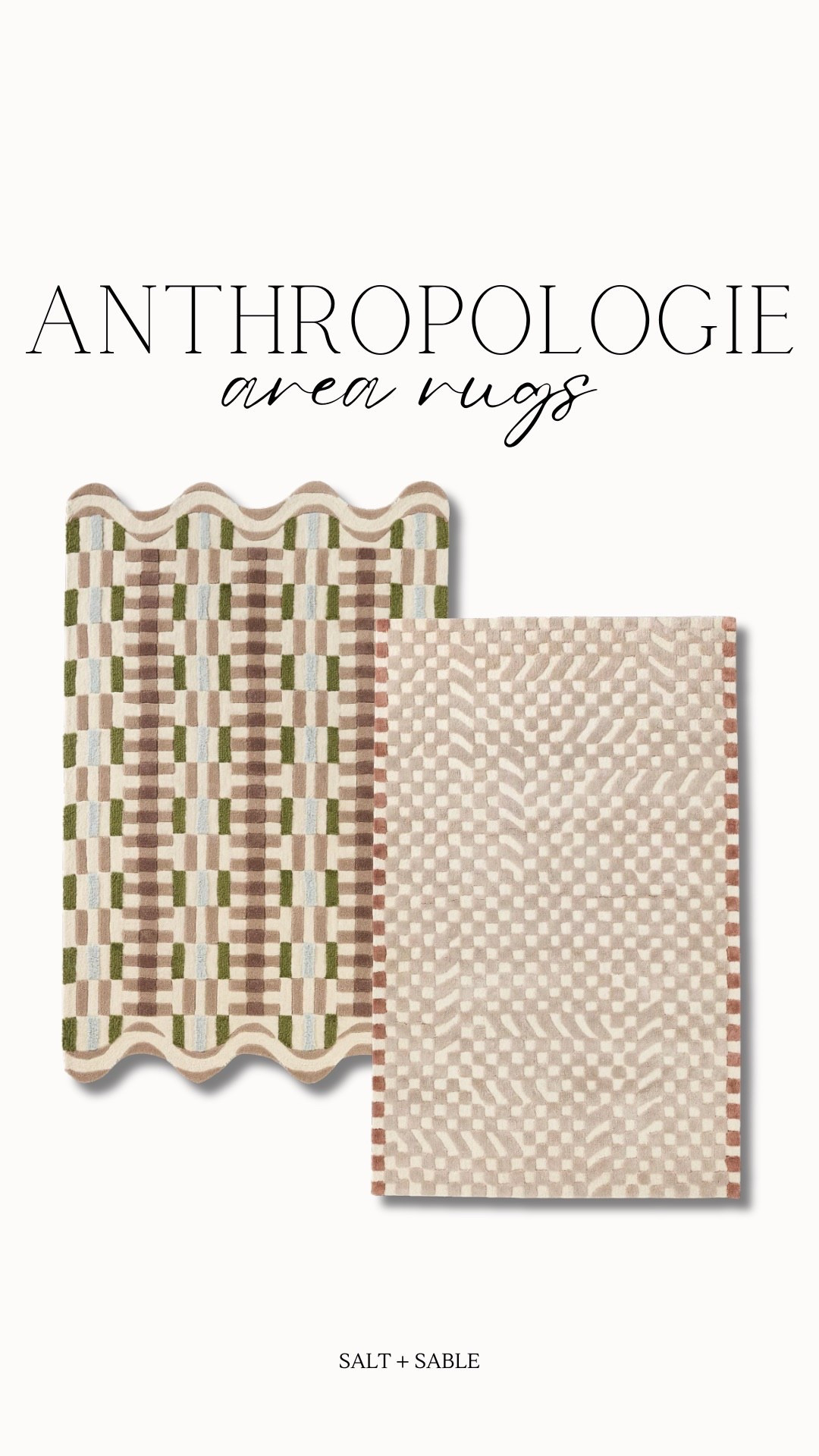 I love these fun prints for area rugs from Anthropologie 😍 Which room would you add this unique accent piece to? 

Living room design, area rugs in bedroom, area rugs in living room, area rugs dining room, area rugs on carpet, living room design ideas, geometric area rug, checker print area rug 

#LTKHome