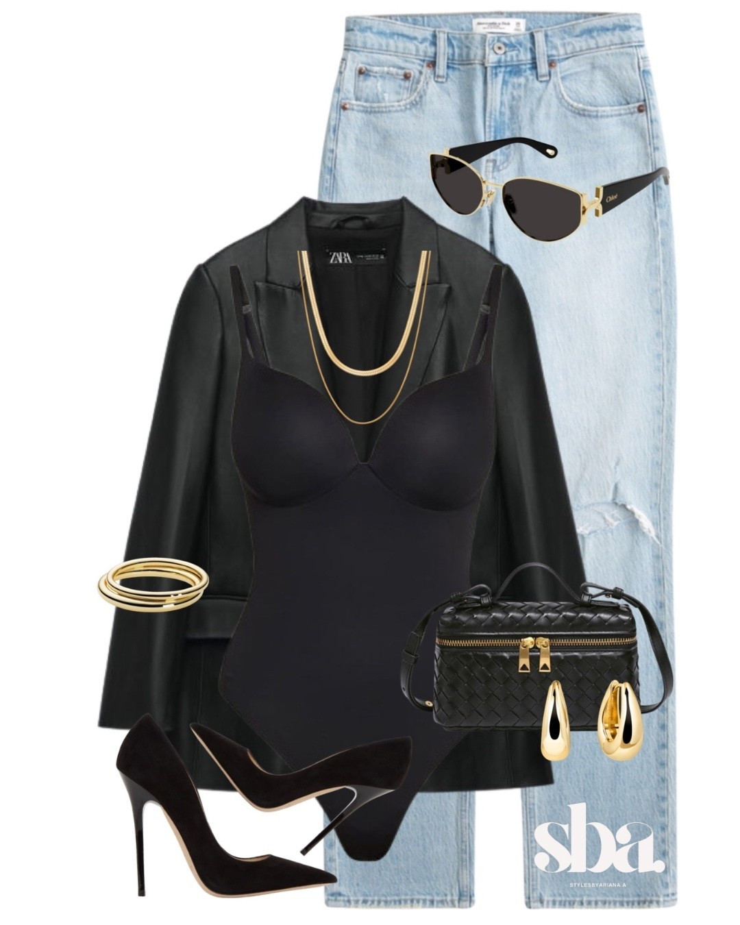 Sharp tailoring meets effortless denim 🖤

fall outfit, fall fashion, chic fall style, elevated casual, modern streetwear, blazer style, black bodysuit look, denim and blazer, night out look, fall wardrobe, fall style inspo, effortless chic, casual glam, high heels outfit, fall layering, transitional fall style, capsule wardrobe fall, minimalist chic, edgy chic, fall street style, trendy fall looks, night out fashion, fall jeans outfit, weekend style, fashion forward fall

#LTKSeasonal #LTKStyleTip