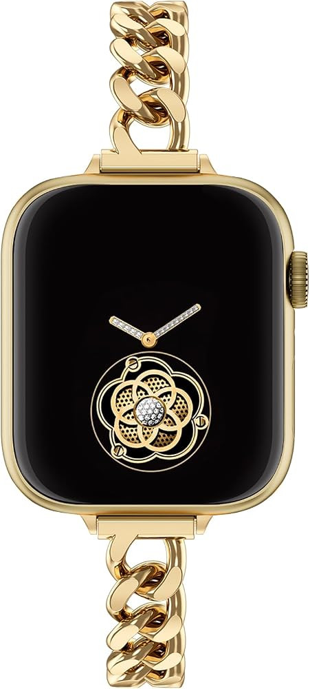 EverAct Slim Metal Chain Compatible with Apple Watch Band 38mm 40mm 41mm 42mm 44mm 45mm 49mm Wome... | Amazon (US)