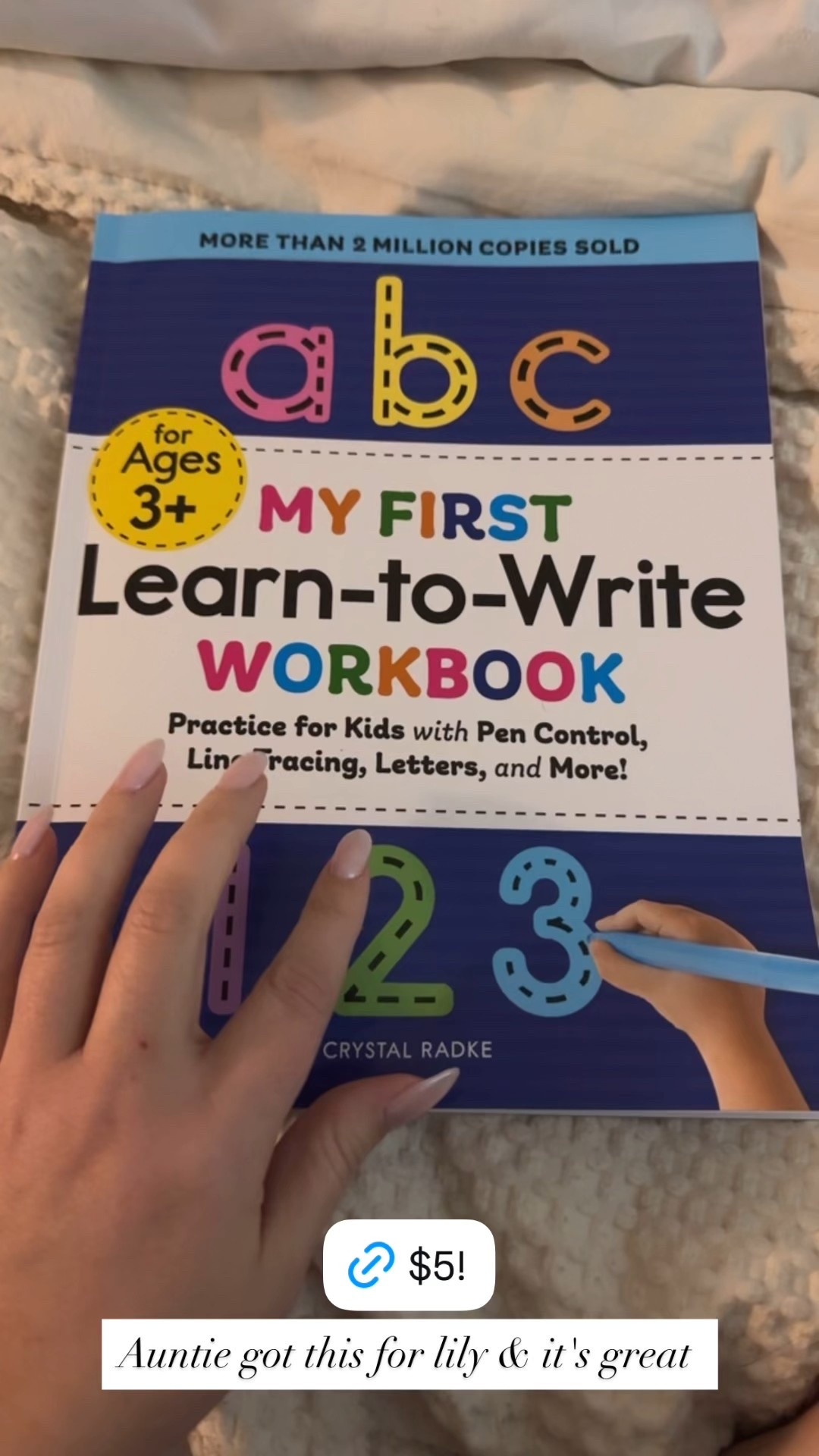 Great instructional workbook for the littles — daily edit cover from Found by Em