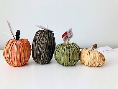 Target Bullseye Playground 2022 Fall Halloween Mini Straw Pumpkin Set of 4 New! | eBay US