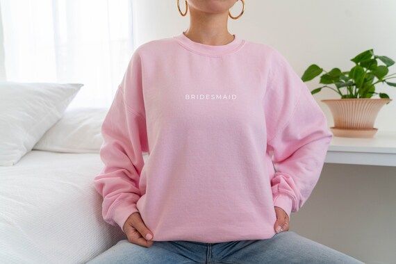 Bridesmaid Sweater, Bridal Party, Wedding Party Shirt, Bachelorette Sweater, Bridesmaid, Gift for... | Etsy (US)