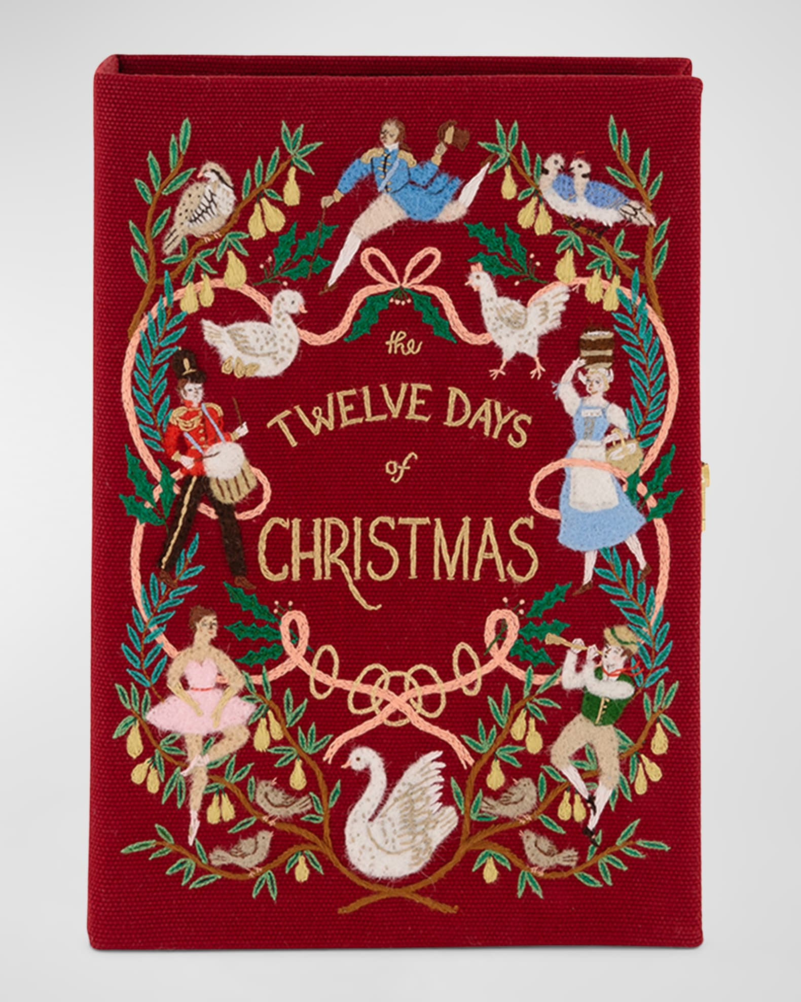 The Twelve Days of Christmas Book Clutch Bag | Neiman Marcus