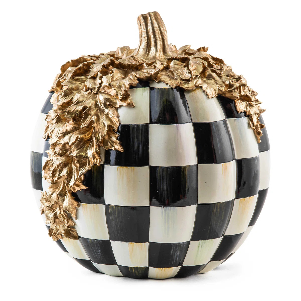 Courtly Check® Gold Foliage Pumpkin | Wayfair North America