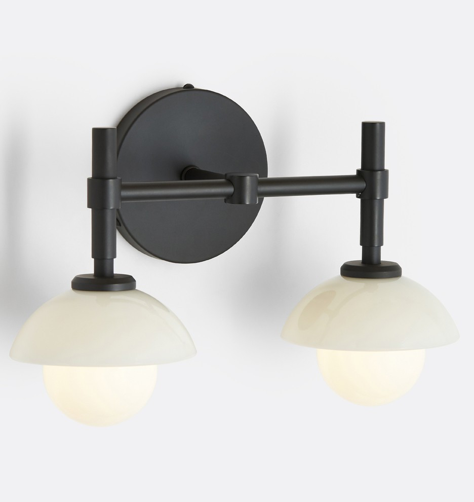 Greenwich Double Sconce
 | Rejuvenation | Rejuvenation