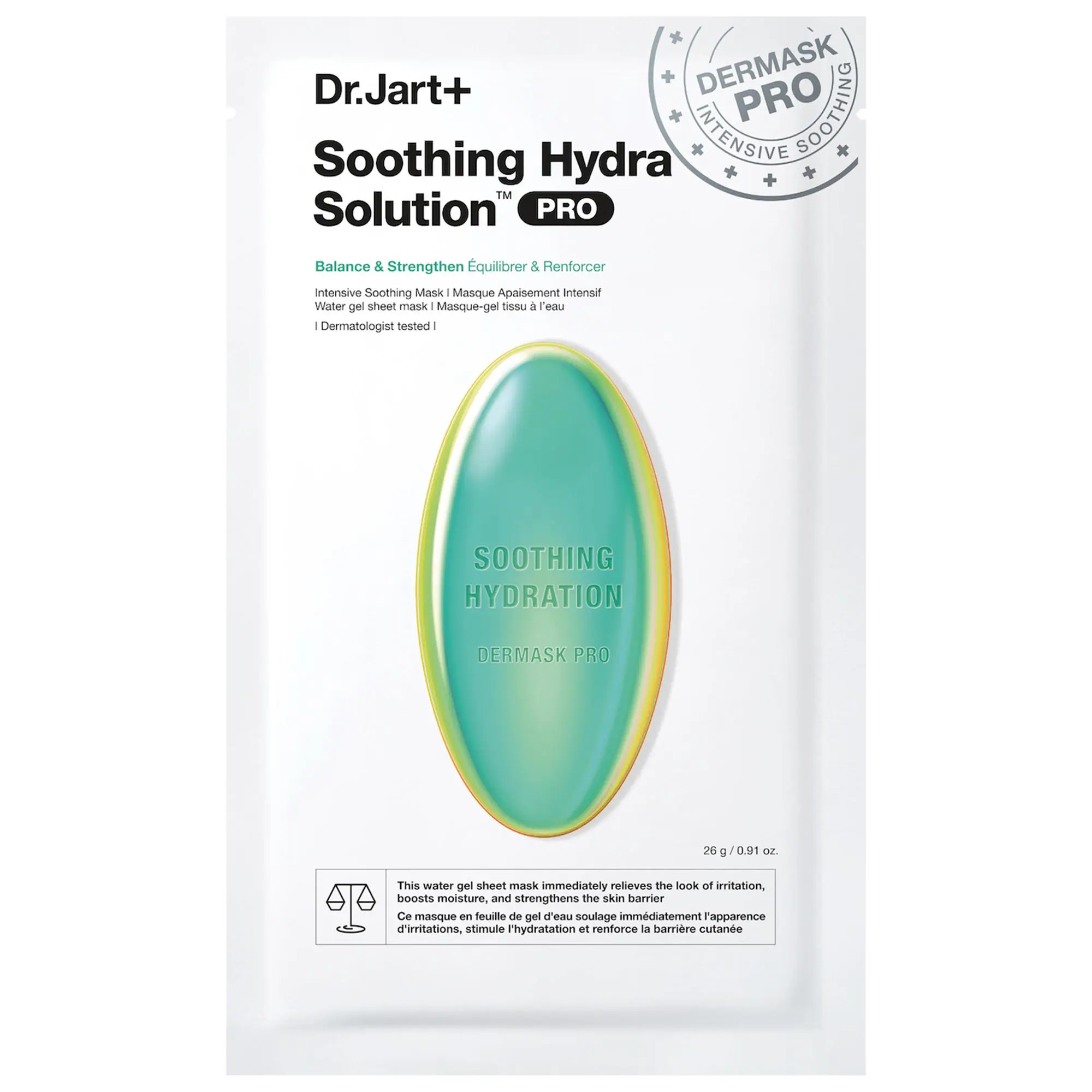 Dr. Jart+ Soothing Hydra Solution PRO Face Mask for Irritated Skin 0.91 oz | Sephora (US)