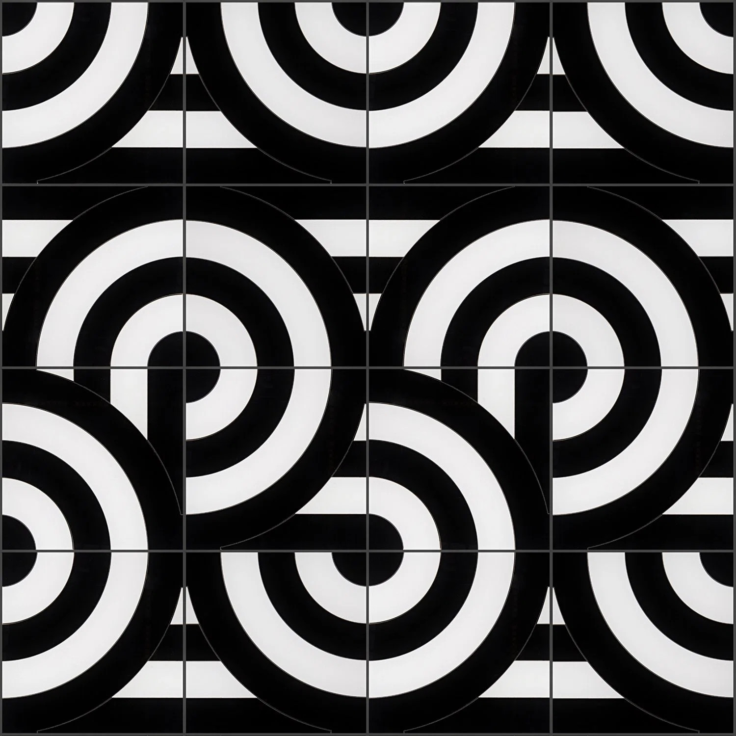 Elizabeth Sutton Curve Vertical 12" x 12" Geometric Marble Mosaic Wall & Floor Tile ( 1 sq. ft. /... | Wayfair North America