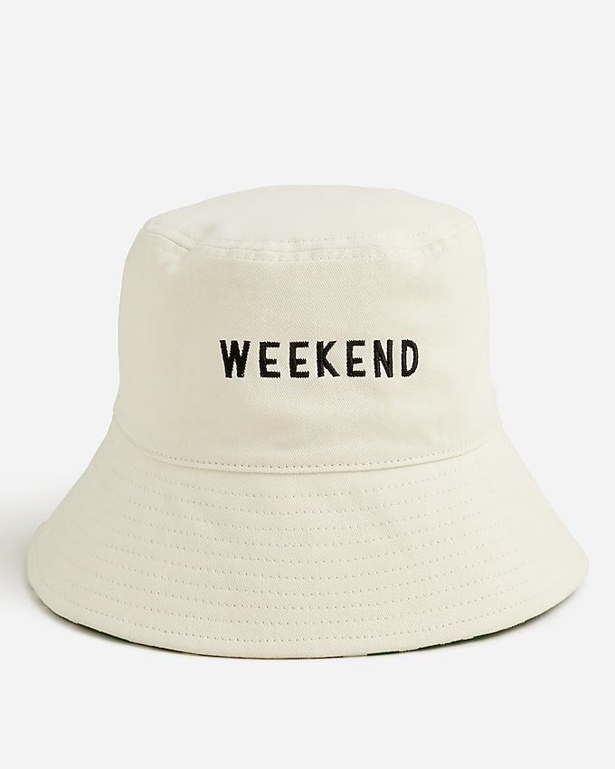 Kids' reversible "weekend" bucket hat | J.Crew US