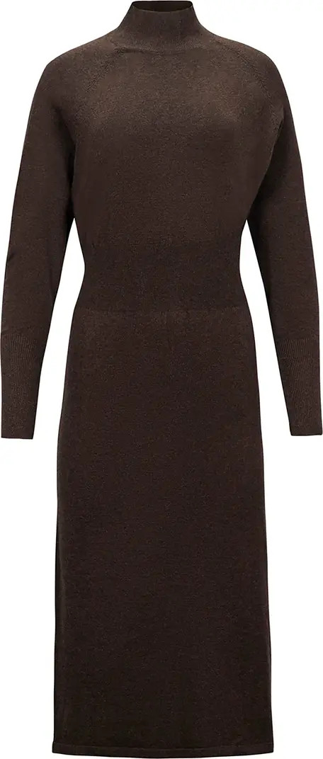 Hope & Henry Mock Neck Dolman Sleeve Sweater Dress | Nordstrom | Nordstrom