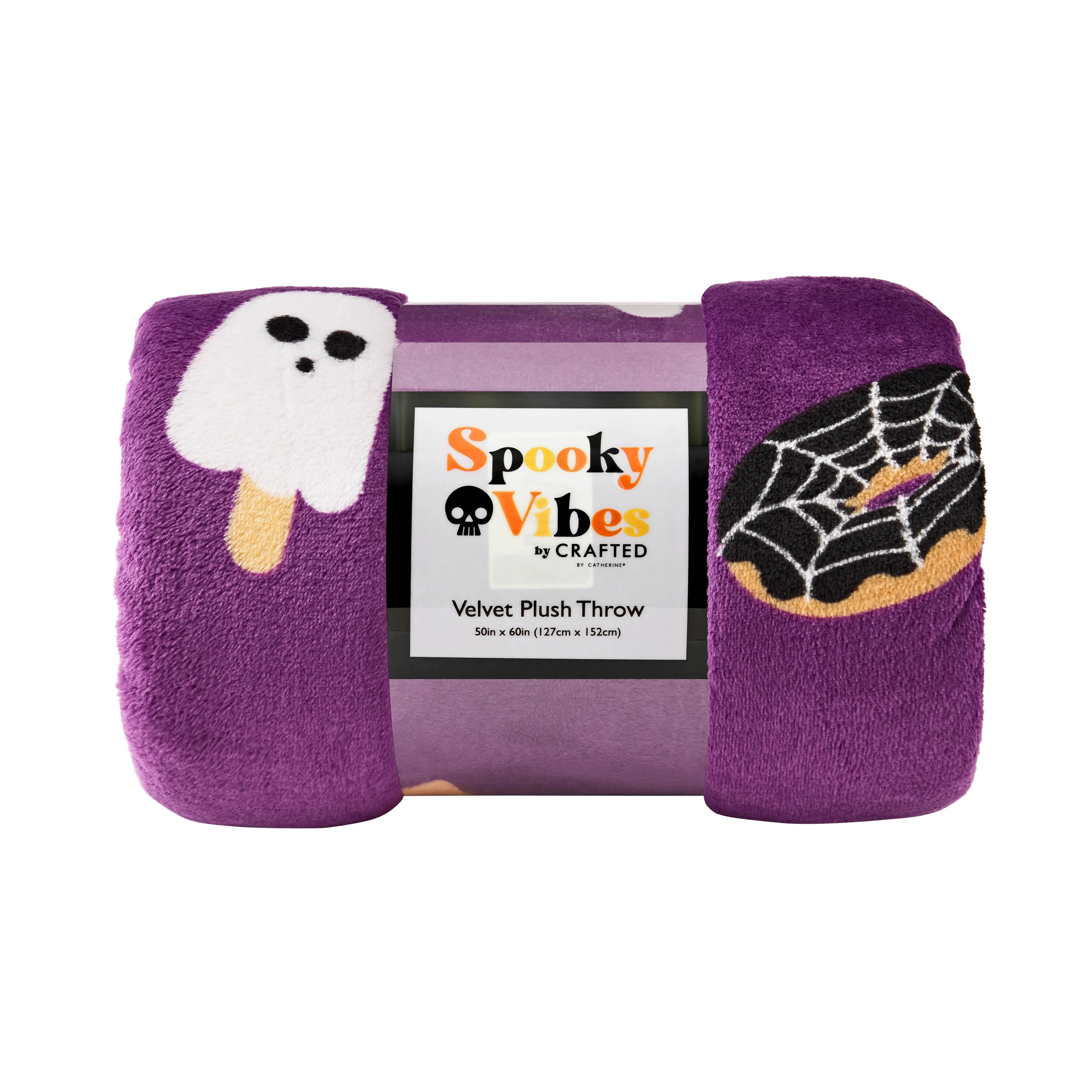 Summerween Velvet Plush Throw - Spooky Treats Design, for All Ages | Walmart (US)