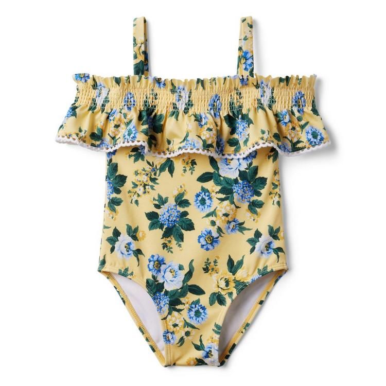 Floral Cold Shoulder Swimsuit | Janie and Jack