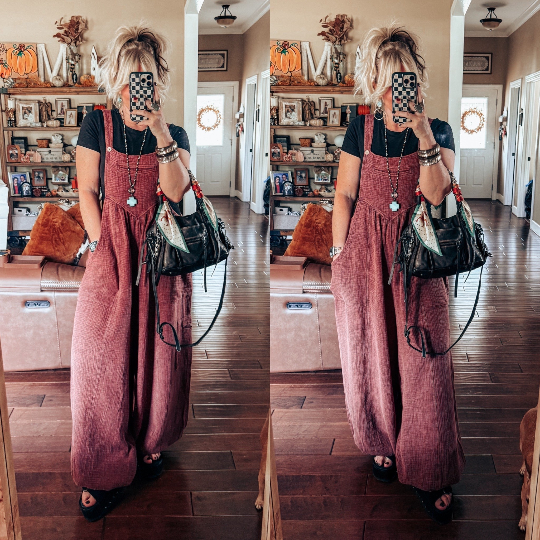 I’m in a medium in this jumpsuit but it does run a little big. I think I could’ve done a small. It’s on sale and save @threebirdnest with code MANDIE20MAULDIN 


#LTKFindsUnder50 #LTKOver40 #LTKSaleAlert