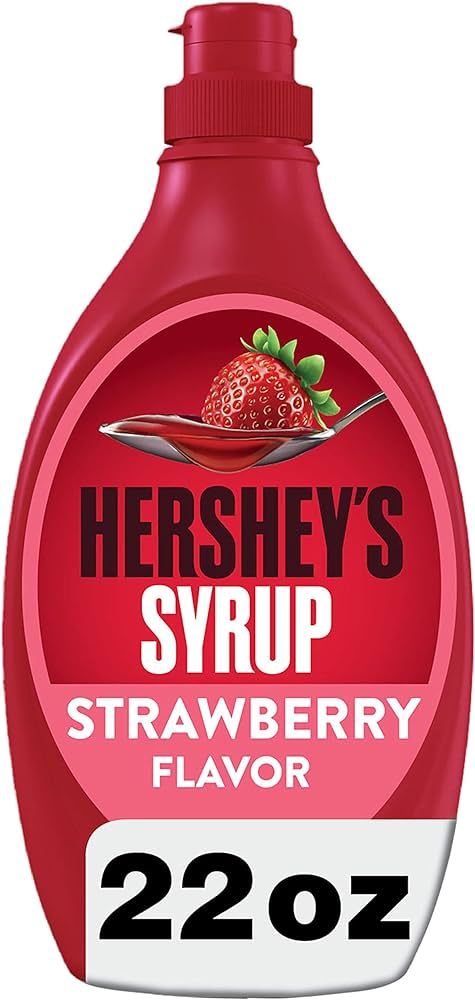 HERSHEY'S Strawberry Syrup Bottle, 22 Oz | Amazon (US)