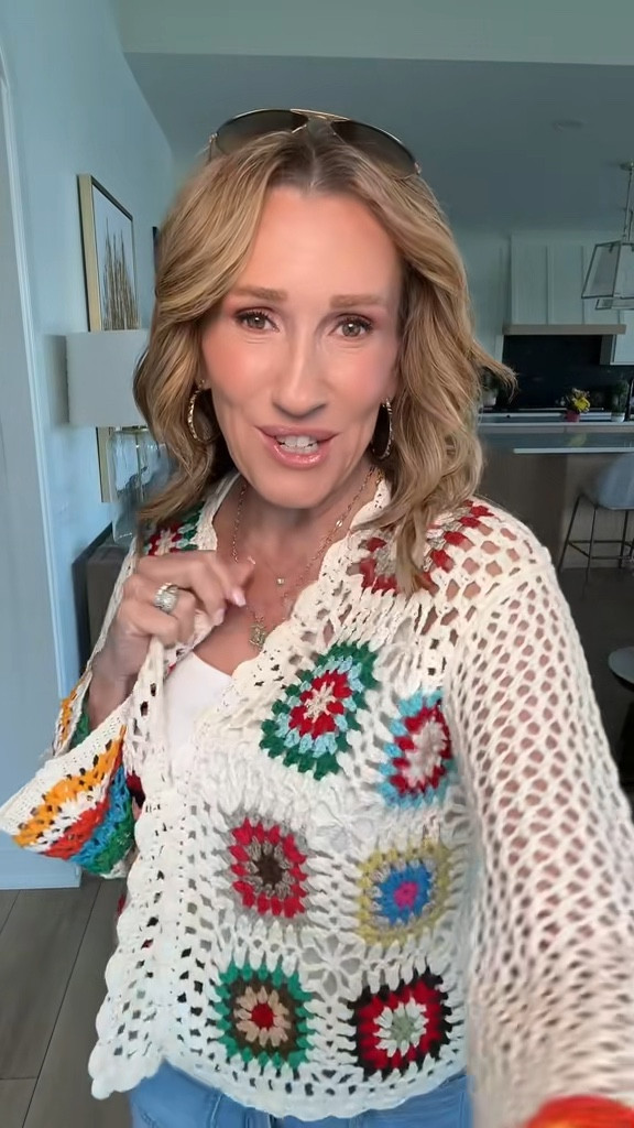 If you grew up in the 70s and still love this vibe, this is the sweater for you! 💫 this is a fun look for vacation, date night or an outfit for a concert 💫 I am in a small 

#LTKdayinmylife #LTKSeasonal #LTKOver40