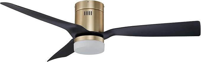 SMAAIR 52 Inch Smart Ceiling Fan with Dimmable Light Kit and 10-speed DC Motor, Works with Remote... | Amazon (US)