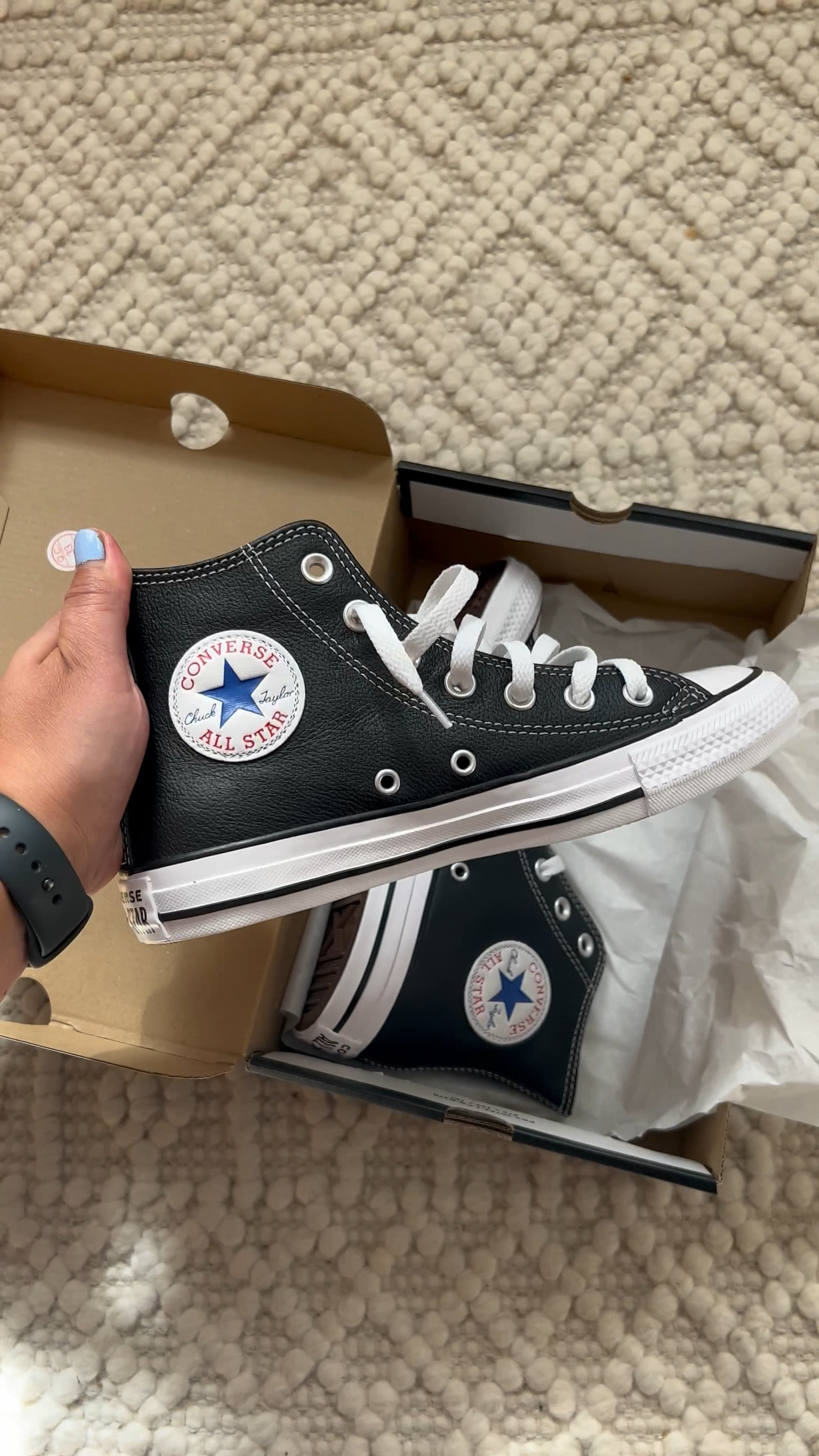 Fresh leather chuck taylors. 


#LTKstyletip #LTKunder100 #LTKcurves