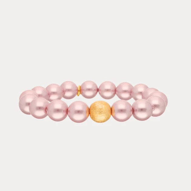 Blush Pearl Mala Beaded Bracelet | BuDhaGirl