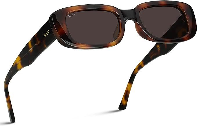WearMe Pro - Trendy Polarized Rectangular Sunglasses | Amazon (US)