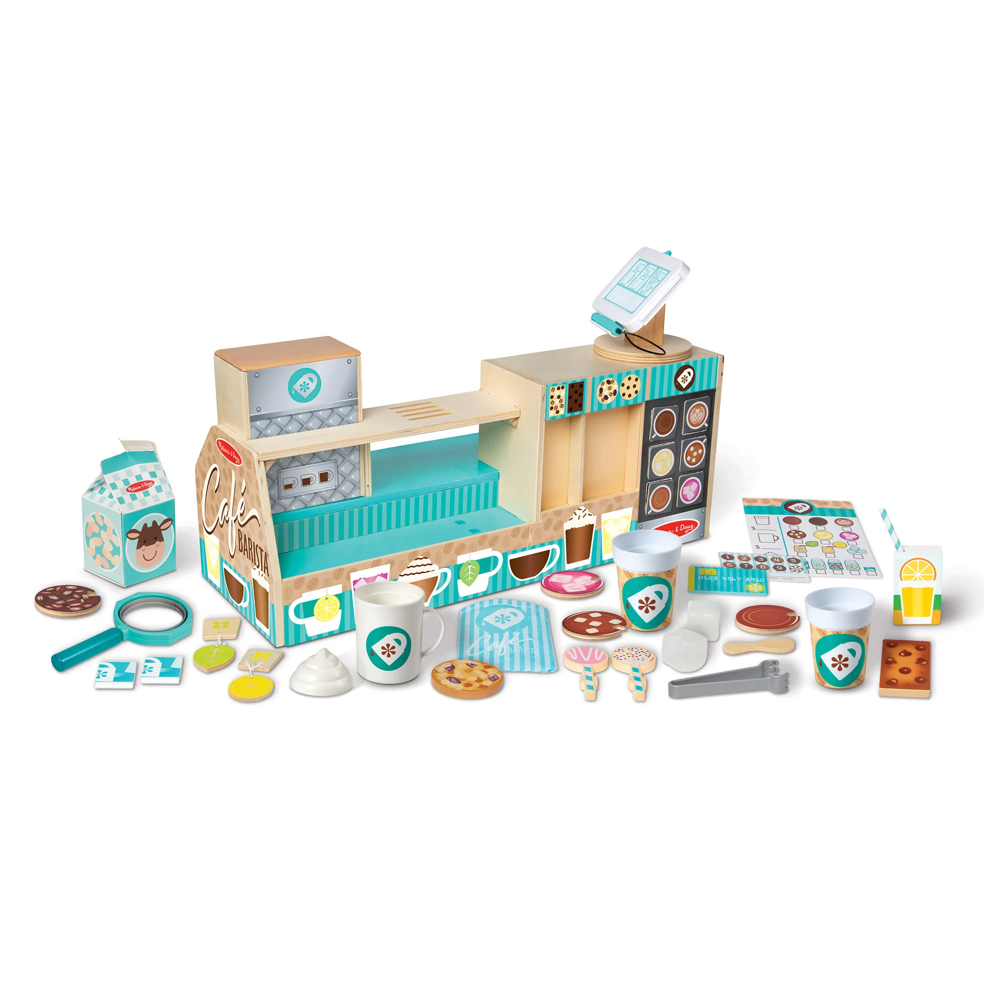 Wooden Cafe Barista Coffee Shop | Melissa and Doug
