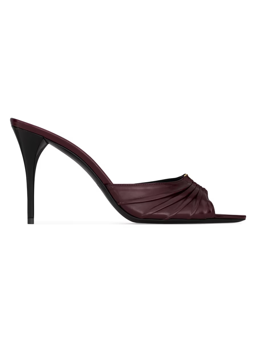 Babylone Mules in Smooth Leather | Saks Fifth Avenue