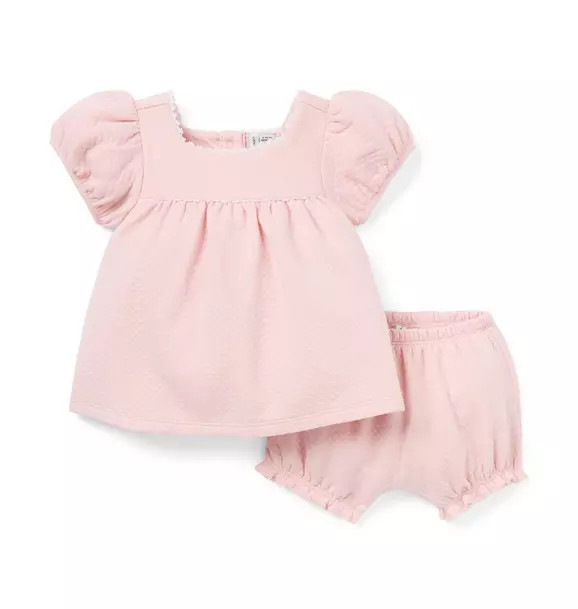 Baby Quilted Puff Sleeve Matching Set | Janie and Jack