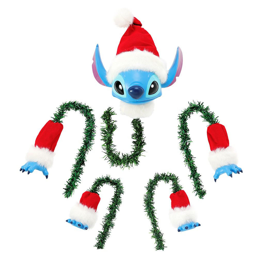 Santa Stitch Christmas Tree Pick Set by Department 56 – Lilo & Stitch | Disney Store