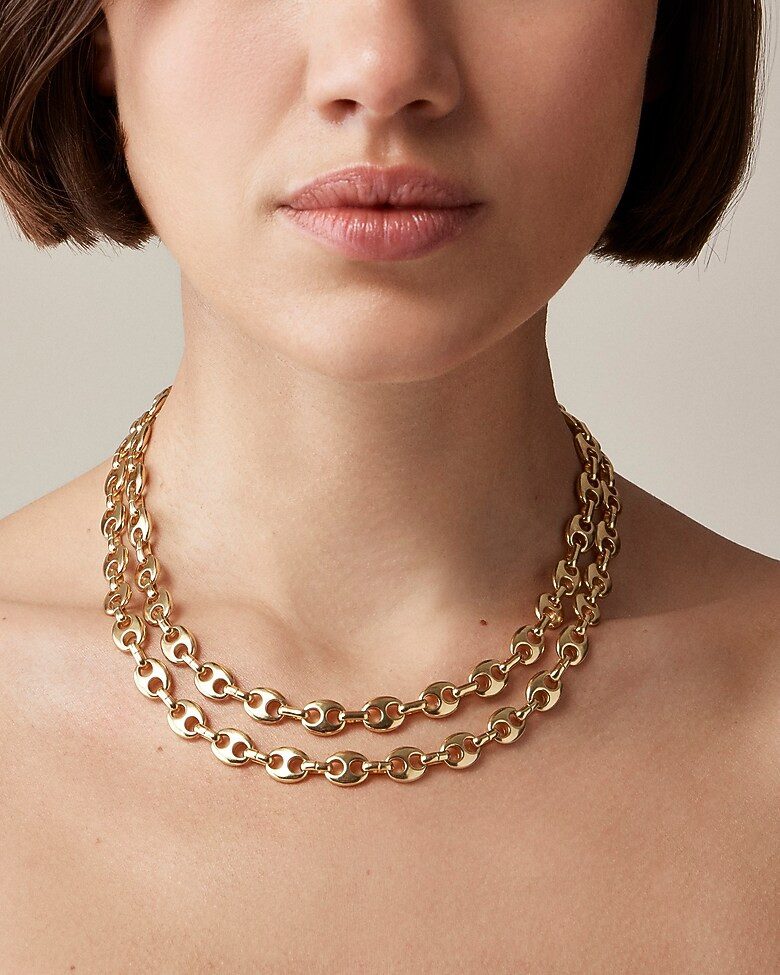 Long chainlink necklace | J. Crew US
