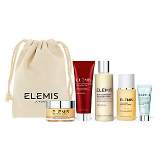 ELEMIS Travel Essentials 5-Piece Collection w/ Cosmetic Bag | QVC