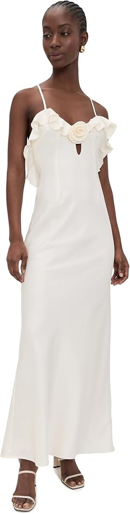 Women's Avalee Frill Trim Maxi Dress | Amazon (US)