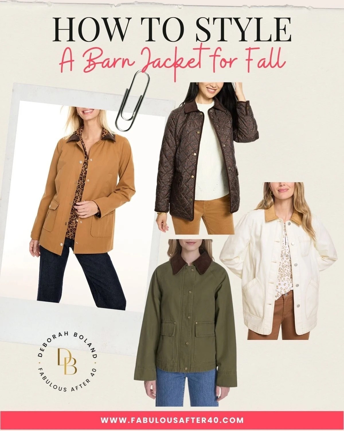 Barn jackets are having a moment this fall, and I can totally see why. 🤎

They have that effortless, slightly outdoorsy feel, but they’re surprisingly easy to dress up or down. I love the idea of throwing one over a simple sweater and jeans, then adding loafers or boots to pull the whole look together.

The best part? You don’t have to overthink it. A barn jacket is one of those pieces that instantly makes a basic outfit feel more intentional.

I’d wear this for everything from running errands to grabbing coffee or heading out for a casual lunch. 🍂

#LTKSeasonal #LTKOver40 #LTKootd