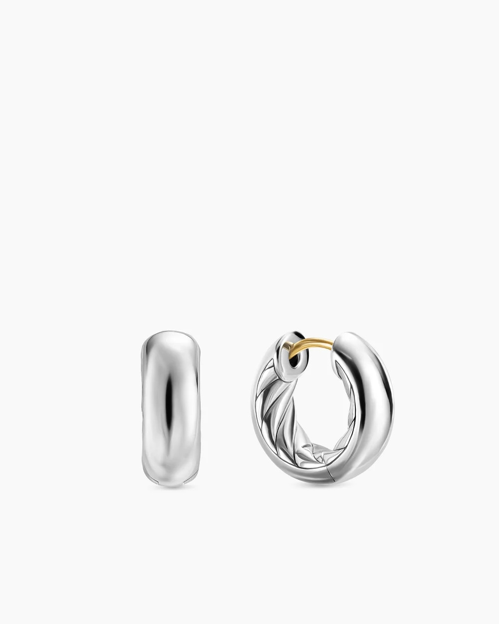 David Yurman | DY Mercer® Micro Hoop Earrings in Sterling Silver, 13.4mm | David Yurman