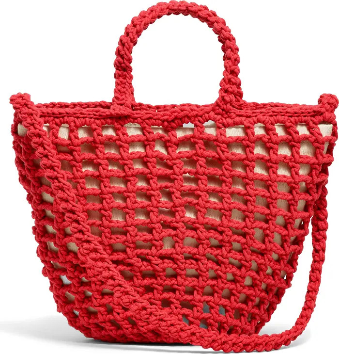 Madewell The Crocheted Shoulder Bag | Nordstrom | Nordstrom
