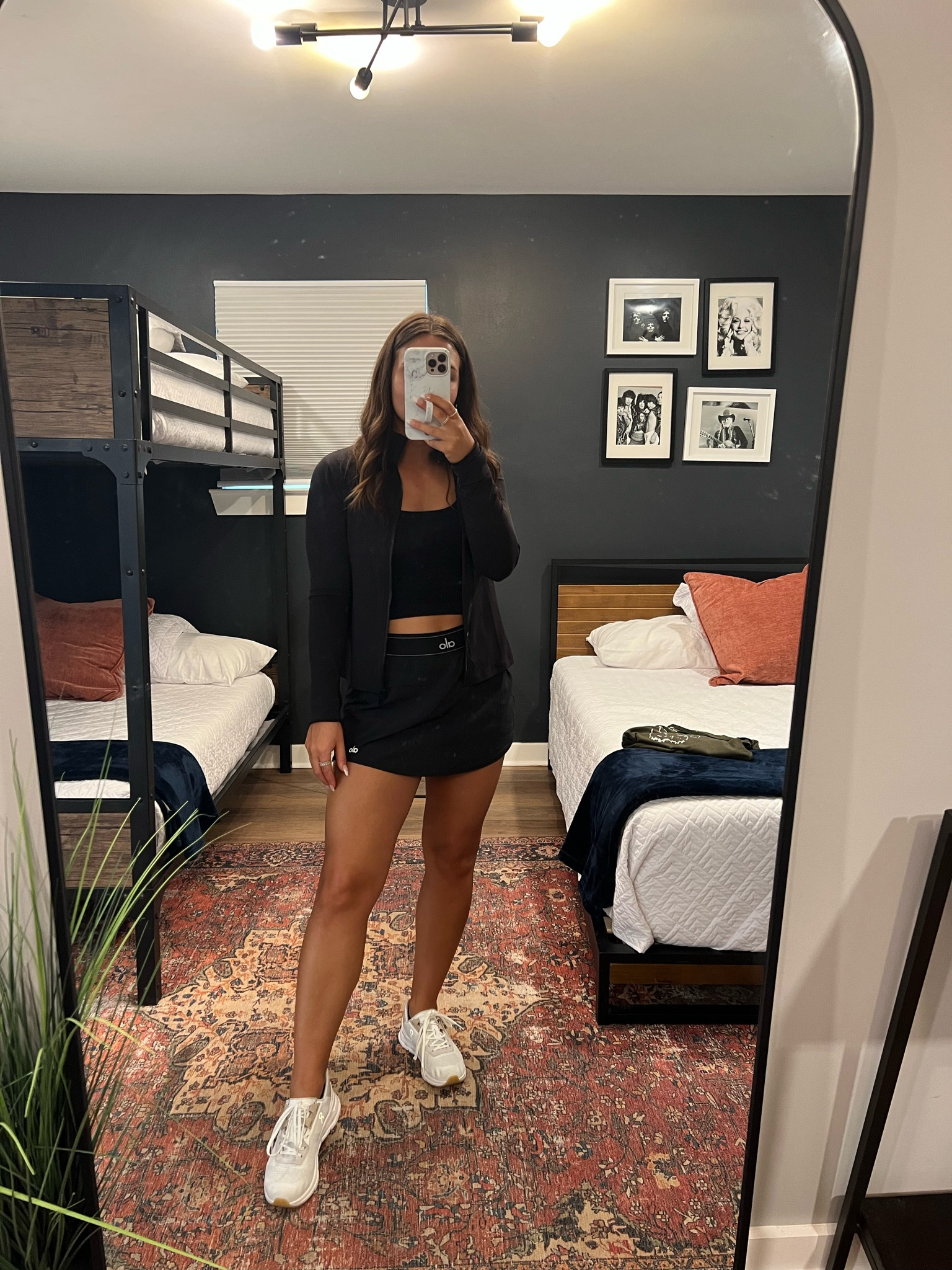 travel outfit, workout outfit, tennis skirt, running sneakers, training sneakers 

#LTKfit #LTKtravel #LTKshoecrush