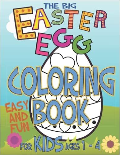 The Big Easy Easter Egg Coloring Book For Ages 1-4: Fun To Color And Cut Out! A Great Toddler and... | Amazon (US)