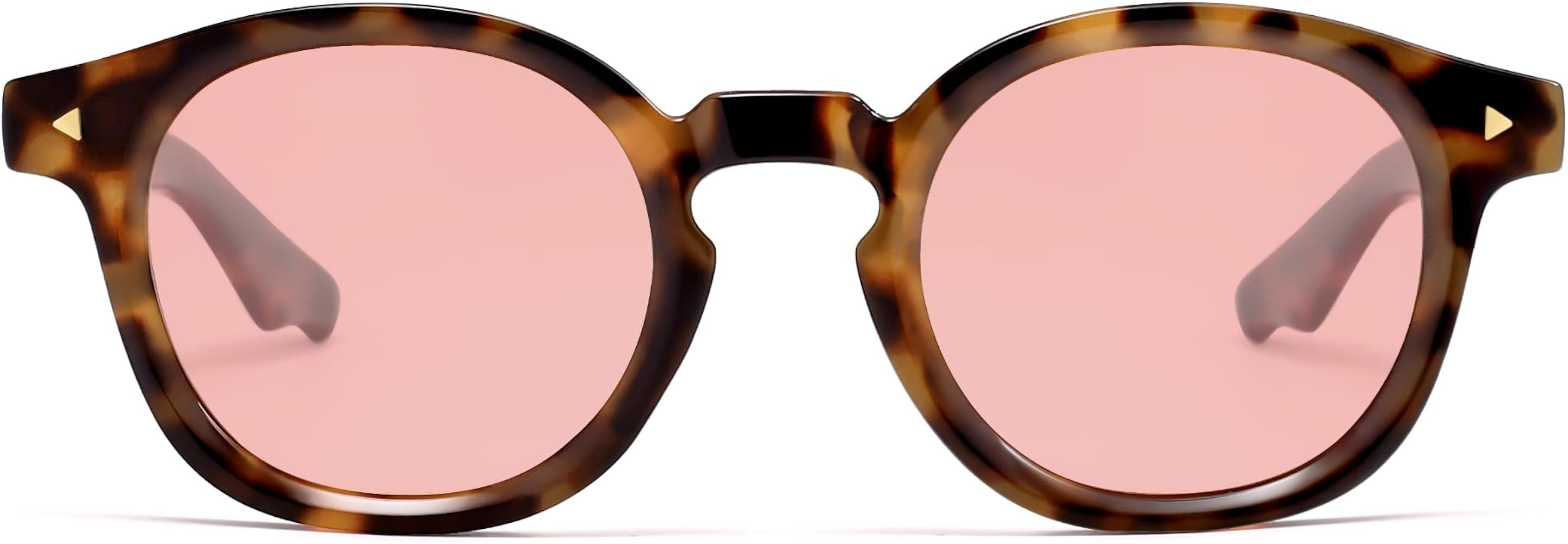 Retro Polarized Round Sunglasses Womens Mens Vintage Panto Sun Glasses 70s 80s 90s Circle Shades ... | Amazon (US)