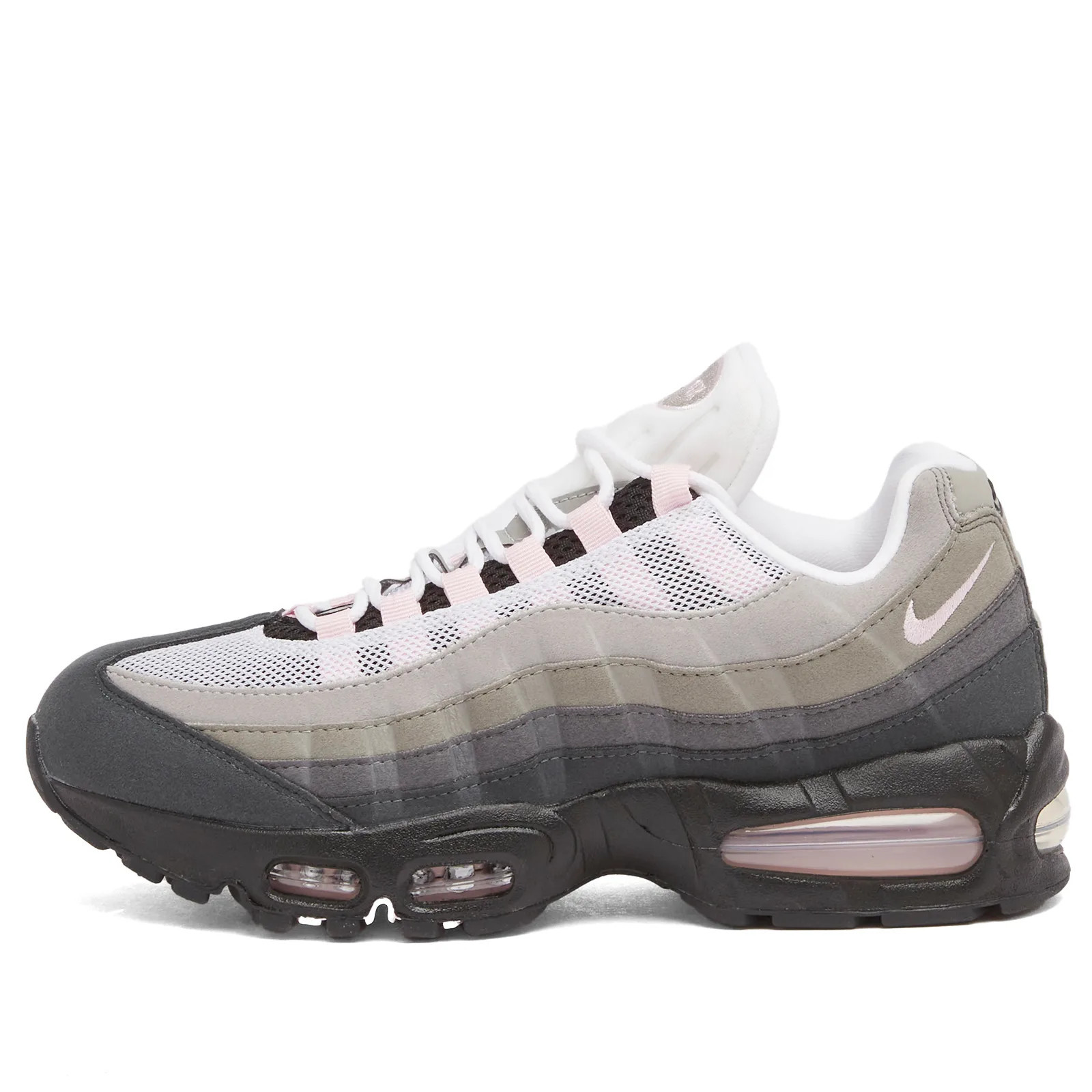 Nike Air Max 95 OG W Sneaker in Black/Pink/Silver, Size UK 6.5 | END. Clothing