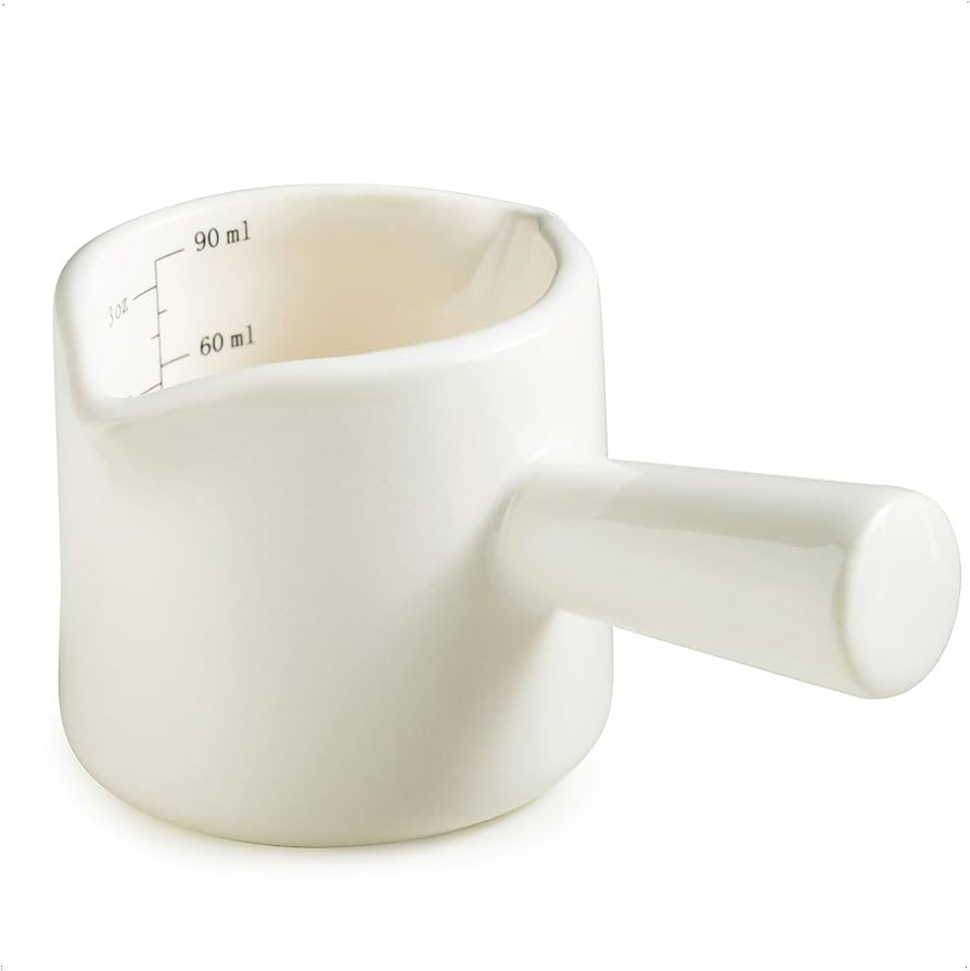 Espresso Measuring Cup, Ceramic Espresso Cup Double Spouts Expresso Shots Cup with Handle, Espres... | Amazon (US)