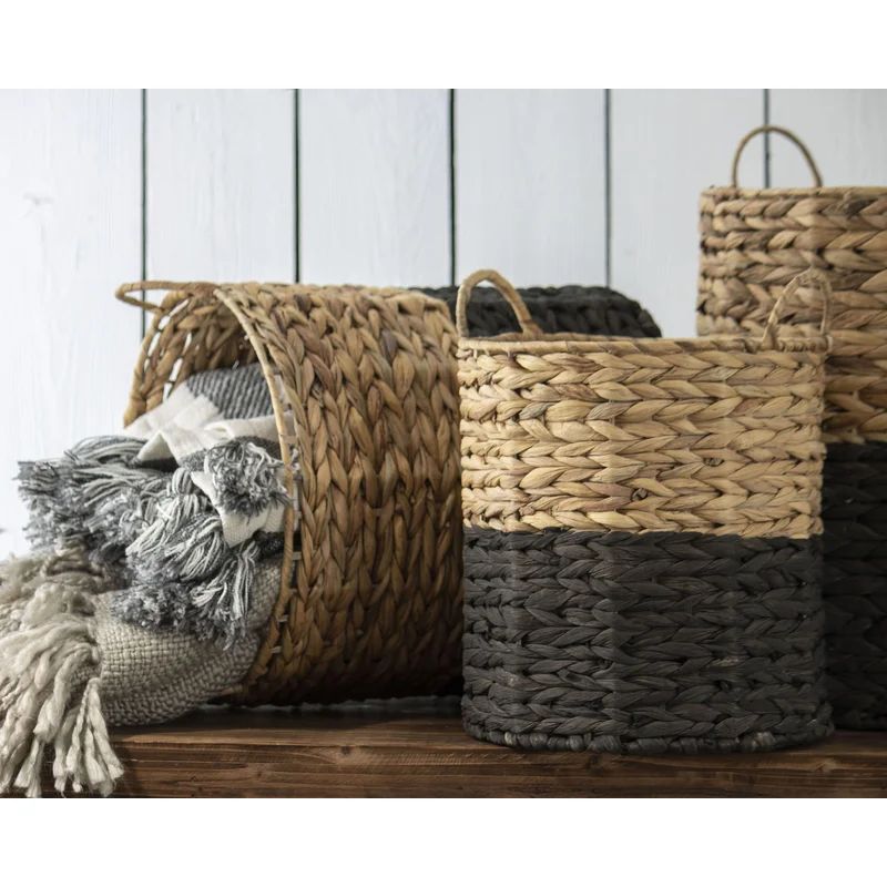 Rattan 3 Piece Basket Set | Wayfair North America