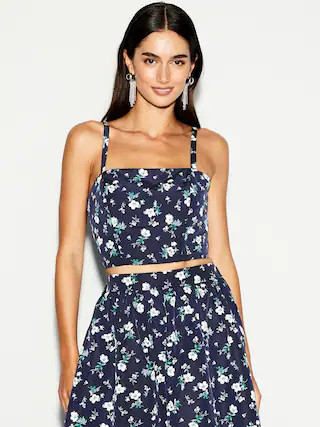 The Occasion by Old Navy Taffeta Cropped Tank Top | Old Navy (US)