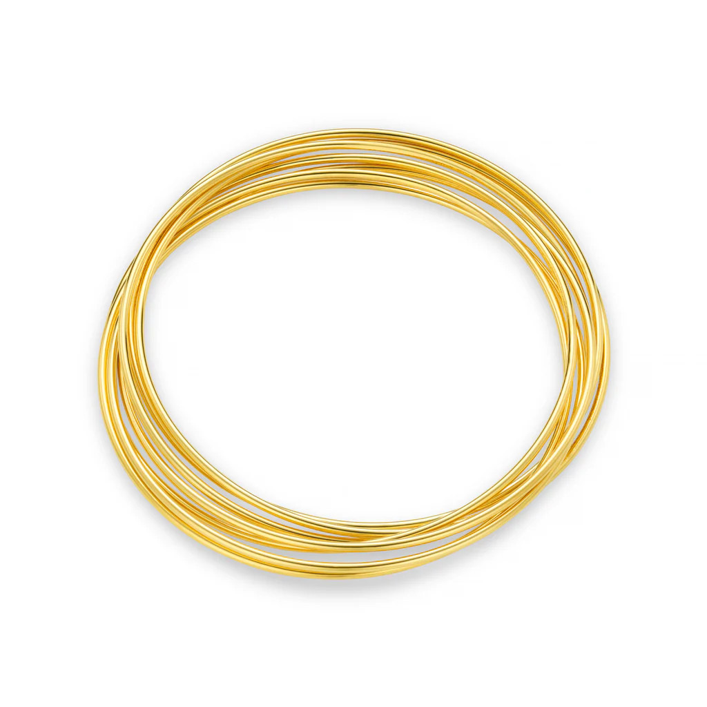 Fine Multi Interlocking Bangles | Orelia