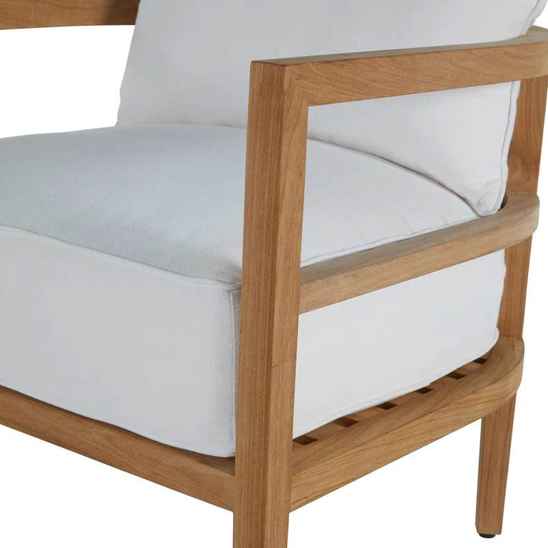 Santa Barbara Teak Premium All-Weather Wicker Outdoor Lounge Chair | Wayfair North America