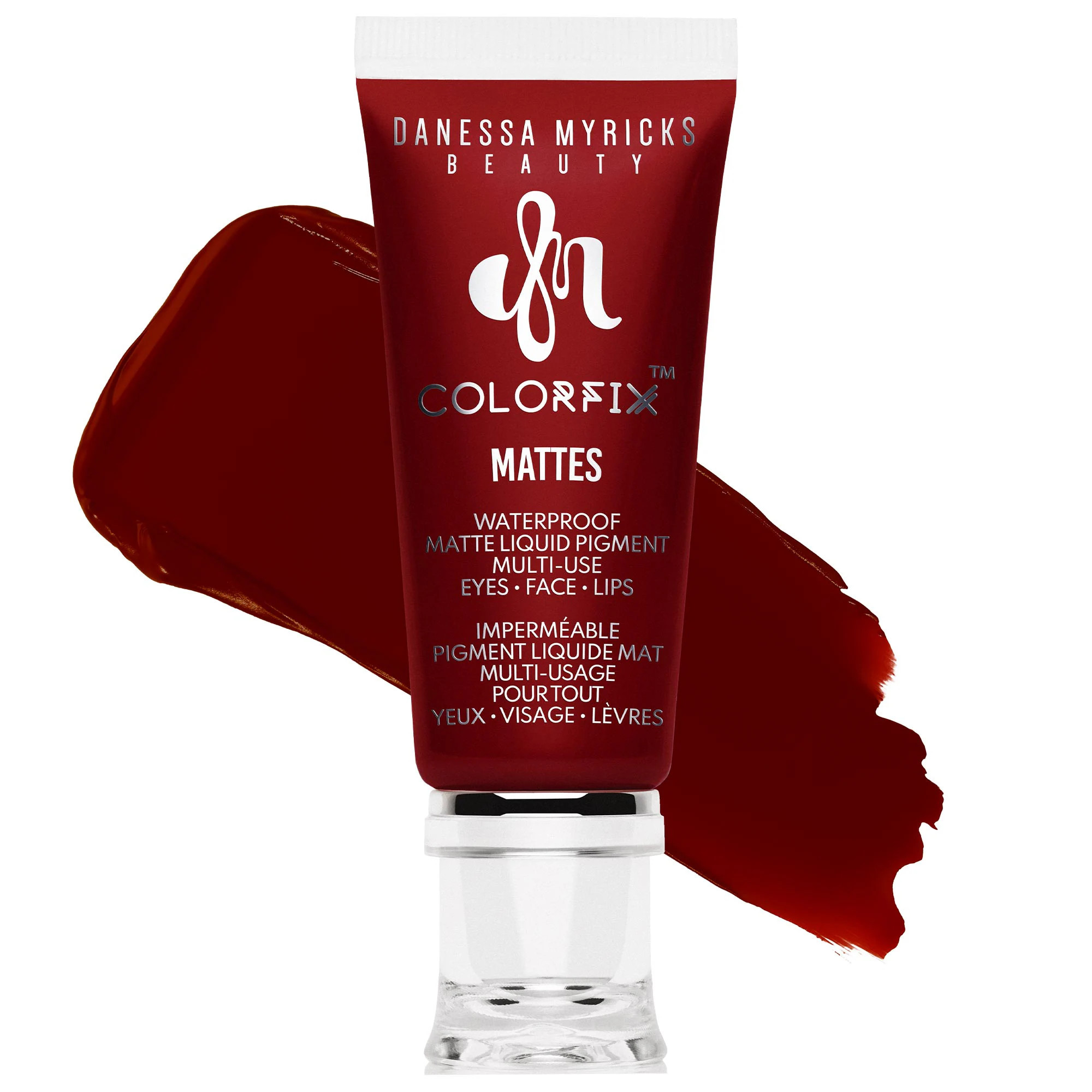 Danessa Myricks Beauty Colorfix - Multi-Use Eye, Cheek & Lip Waterproof Liquid Pigment Primary Red 0.34 oz / 10 mL | Sephora (US)
