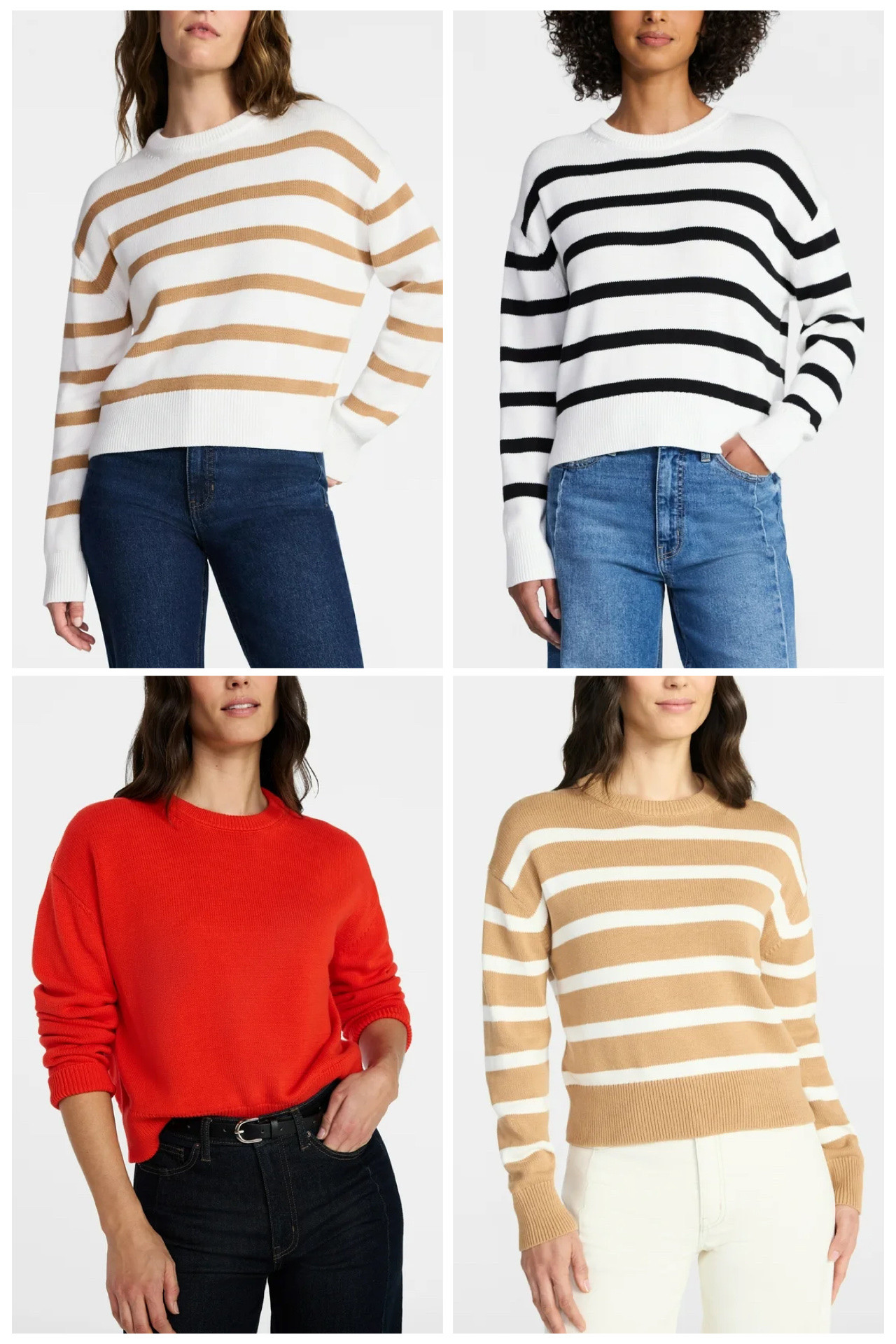 Walmart new arrival, time and tru striped sweater 

#LTKFindsUnder50 #LTKootd